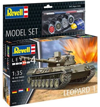 Leopard 1 Starter Set Revell 1:35 Byggesett