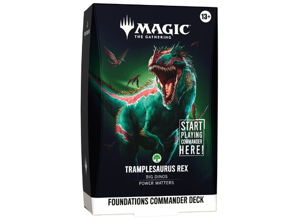 Magic Reality Fracture Commander Grønn Tramplesaurus Rex 