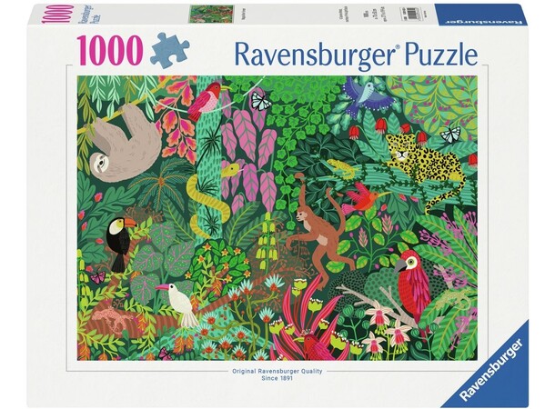 Magical Rainforest 1000 biter Puslespill Ravensburger Puzzle 