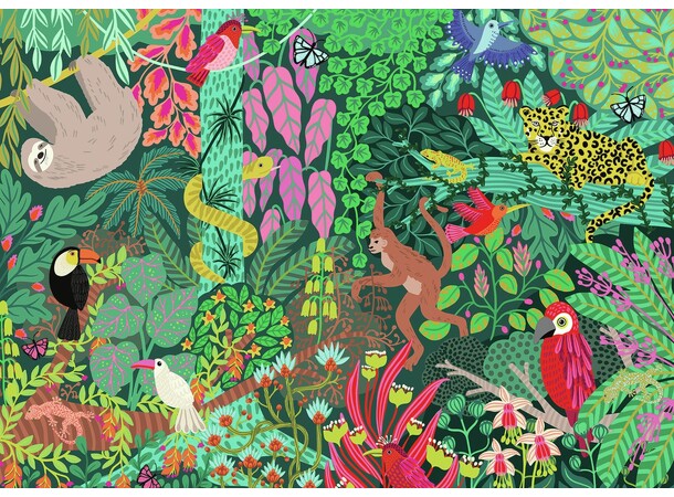 Magical Rainforest 1000 biter Puslespill Ravensburger Puzzle 