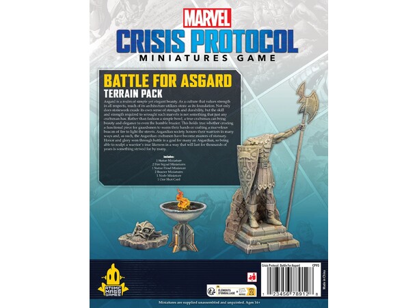 Marvel Crisis Protocol Battle for Asgard Terrain Pack till Marvel Crisis Protocol 