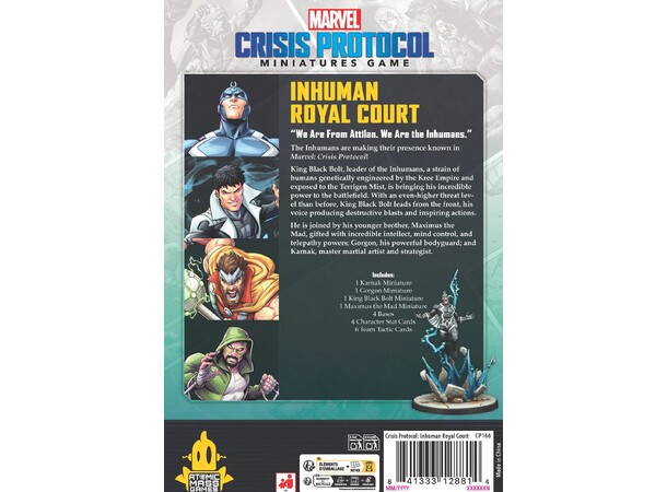 Marvel Crisis Protocol Inhuman Royal Court Character Pack 