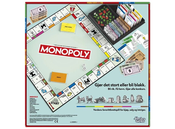 Monopoly 90th Year Edition Brettspill Norsk utgave 