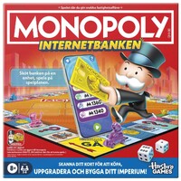 Monopoly Internetbanken Brädspel Svensk utgåva