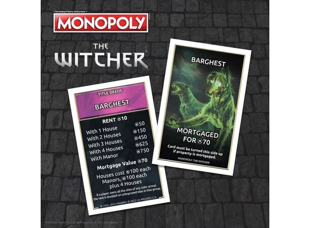 Monopoly The Witcher Brettspill