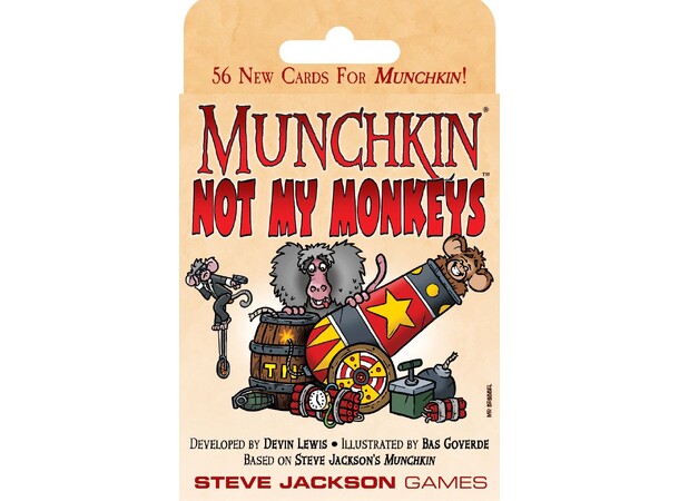 Munchkin Not My Monkeys Expansion Expansion till Munchkin 