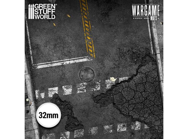 Neoprene Mat 4x6 Ground Zero District Green Stuff World - 120 x 180 cm 