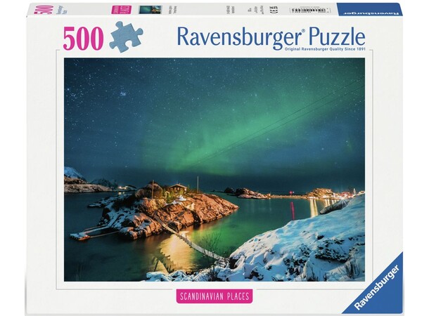 Northern Lights in Tromsø 500 bitar Pussel - Ravensburger Puzzle 