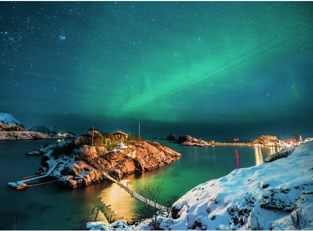 Northern Lights in Tromsø 500 biter Puslespill - Ravensburger Puzzle 