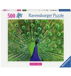 Peacock 500 biter Puslespill Ravensburger Puzzle