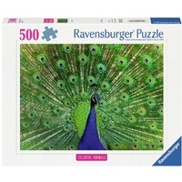 Peacock 500 biter Puslespill Ravensburger Puzzle