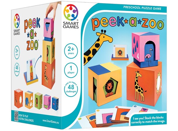 Peek-A-Zoo Brettspill Norske regler 