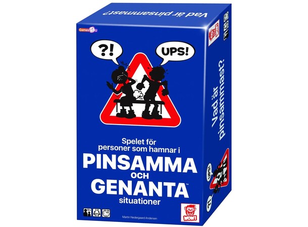 Pinsamma och genanta situationer Partyspel Svensk Utgåva 