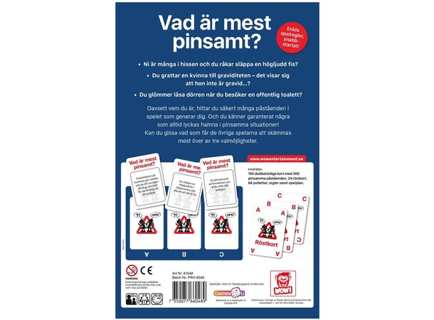 Pinsamma och genanta situationer SVENSK 