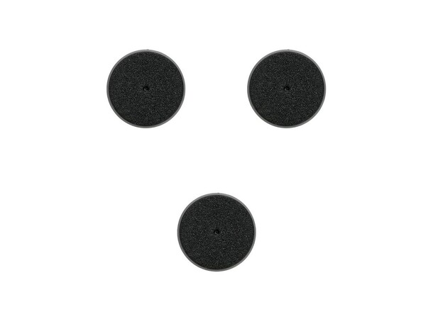 Plastbaser Svart Round - 50mm (3 stk) Citadel 