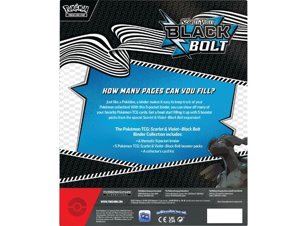Pokemon Black Bolt Binder Collection 