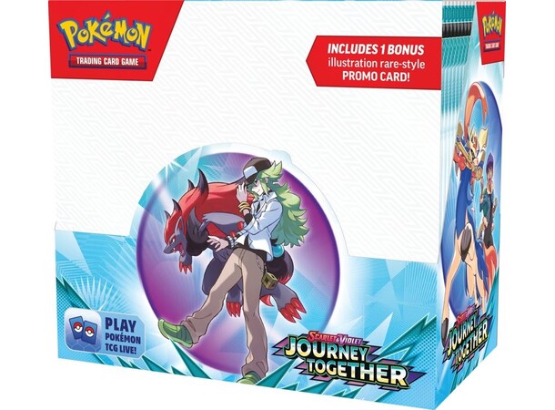 Pokemon Journey Together ENHANCED Box Booster Box med promokort 