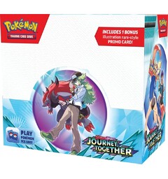 Pokemon Journey Together ENHANCED Box Booster Box med promokort