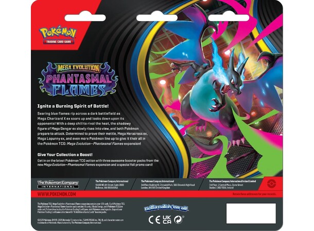 Pokemon Phantasmal Flames 3P Weavile 3-Pack Blister 