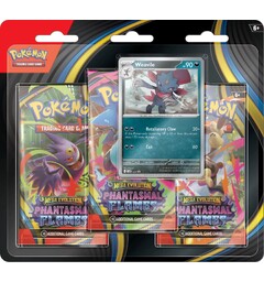 Pokemon Phantasmal Flames 3P Weavile 3-Pack Blister