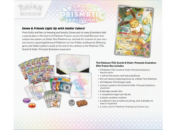Pokemon Prismatic Evolutions ETB Elite Trainer Box 