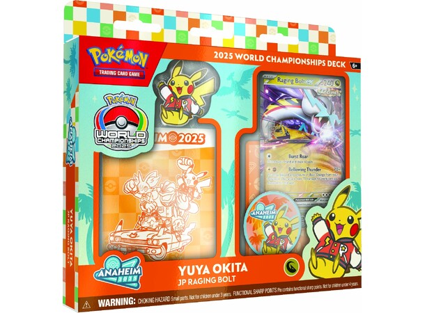 Pokemon World Championship Deck 2025 #3 Yuya Okita - JP Raging Bolt 