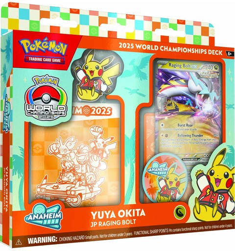 Pokemon World Championship Deck 2025 #3 Yuya Okita - JP Raging Bolt