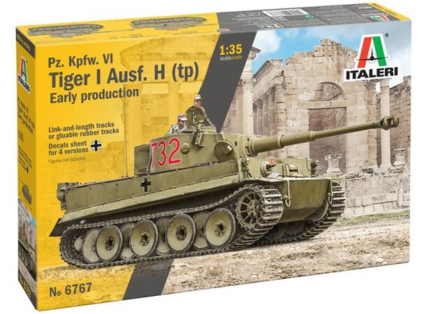 Pz. Kpfw VI Tiger I Ausf. H (tp) Italeri 1:35 Byggesett 