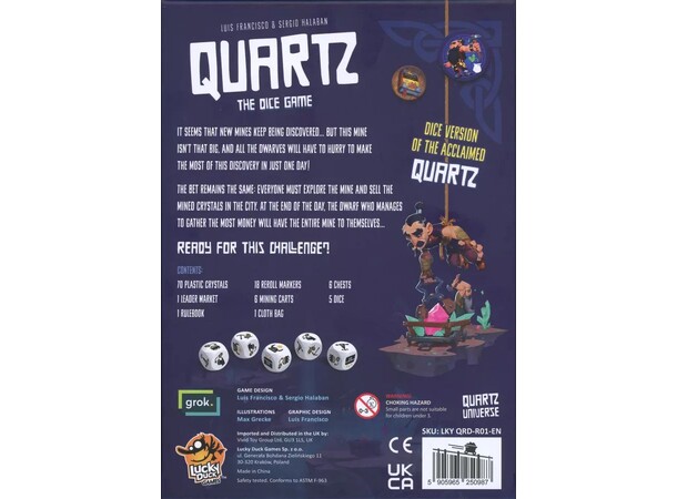 Quartz The Dice Game Terningspill 