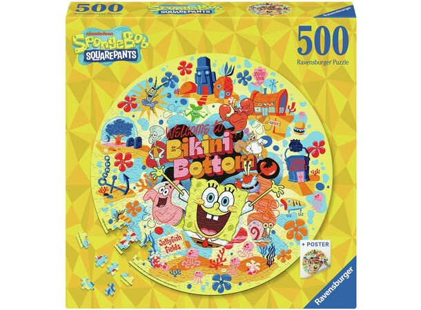 Spongebob Squarepants 500 biter Puslespill - Ravensburger Puzzle 
