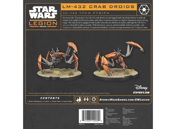 Star Wars Legion LM-432 Crab Droids Expansion till Star Wars Legion 