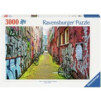 Street Art in Amsterdam 3000 biter Puslespill - Ravensburger Puzzle