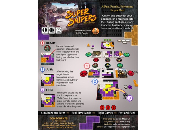 Super Snipers Brettspill 