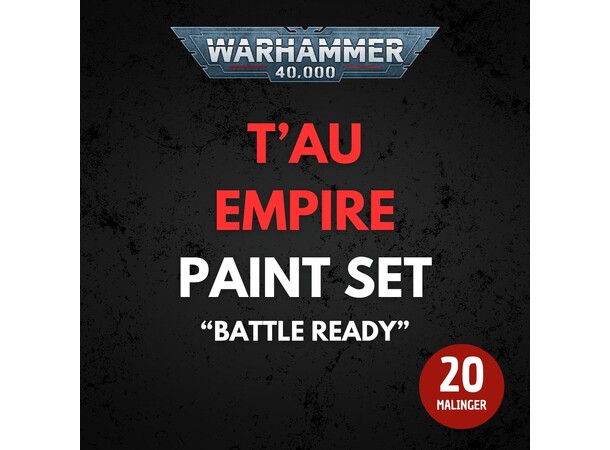 Tau Empire Paint Set Warhammer 40K - Battle Ready 