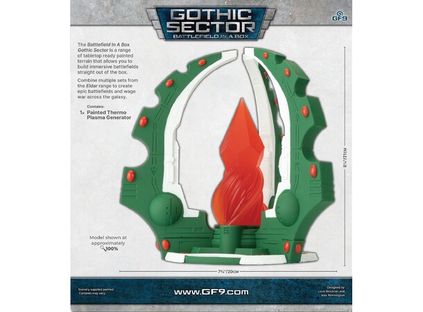 Terreng Eldar Thermo Plasma Generator Battlefield in a Box - Gothic Sector 