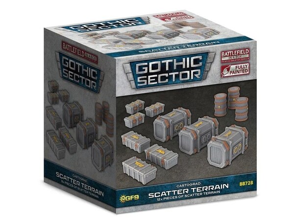 Terreng Scatter Terrain Battlefield in a Box - Gothic Sector 