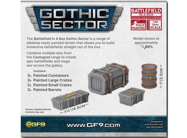 Terreng Scatter Terrain Battlefield in a Box - Gothic Sector 