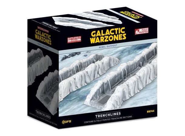 Terräng Rebel Outpost Trenchlines Battlefield in a Box - Galactic Warzones 