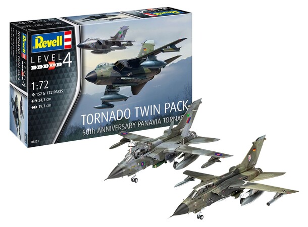Tornado Twin Pack 50th Anniversary Revell 1:72 Byggesett 