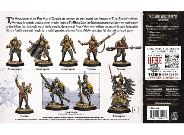 Trench Crusade Stosstruppen Warband Principality of New Antioch 