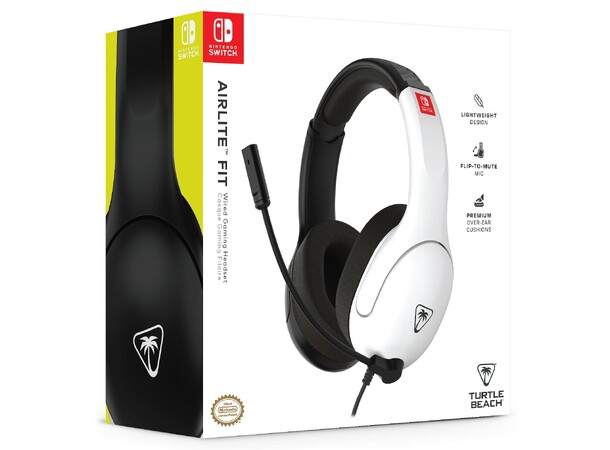 Turtle Beach Airlite Fit Headset Switch For Switch og Switch 2 