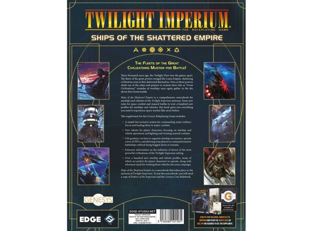 Twilight Imperium RPG Ships Shattered Ships of the Shattered Empire 