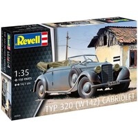 Type 320 (W142) Cabriolet Revell 1:35 Byggesett