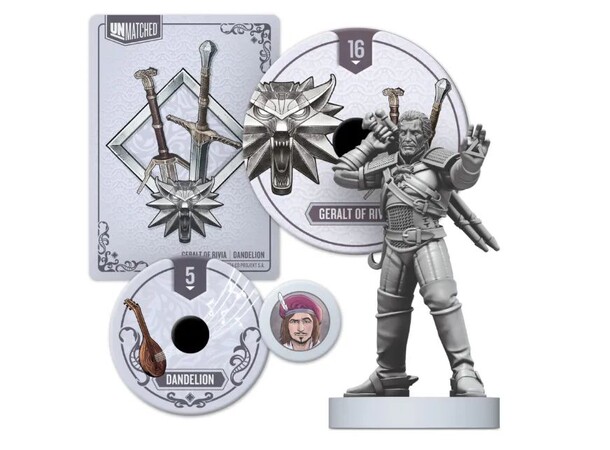 Unmatched The Witcher Steel & Silver Brettspill 