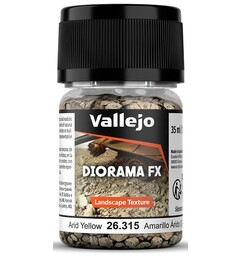 Vallejo Diorama FX Arid Yellow 2-5mm Landscape Texture - 35ml