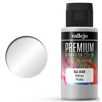 Vallejo Premium Silver 60ml Premium Airbrush Color