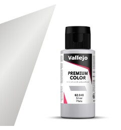 Vallejo Premium Silver 60ml Premium Airbrush Color