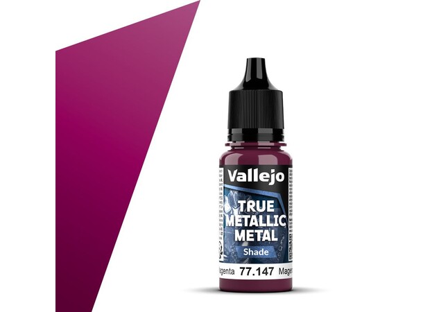 Vallejo True Metallic Shade Crimson Magenta - True Metallic Metal 