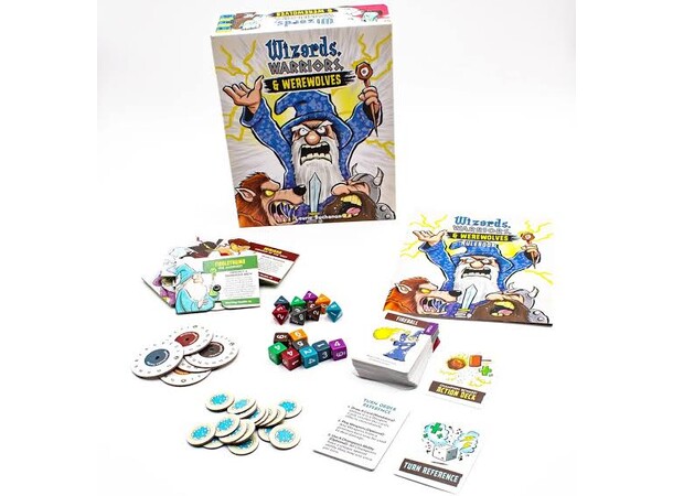 Wizerds Warriors & Werewolves Kortspel 