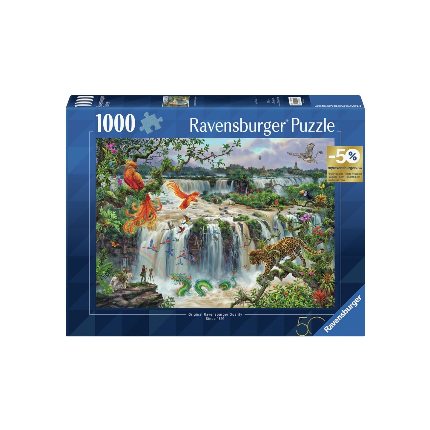 Fantastic Waterfall Iguazu 1000 biter Puslespill - Ravensburger Puzzle